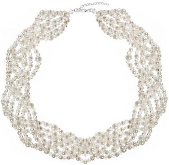 Naszyjnik Swarovski element i perełki syntetyczne NR 624 wykonana ze srebra próby 925 oraz ekskluzywnych kryształów Swarovski® crystals. Biżuteria naszyjnik Swarovski Radziszewska1.jpg